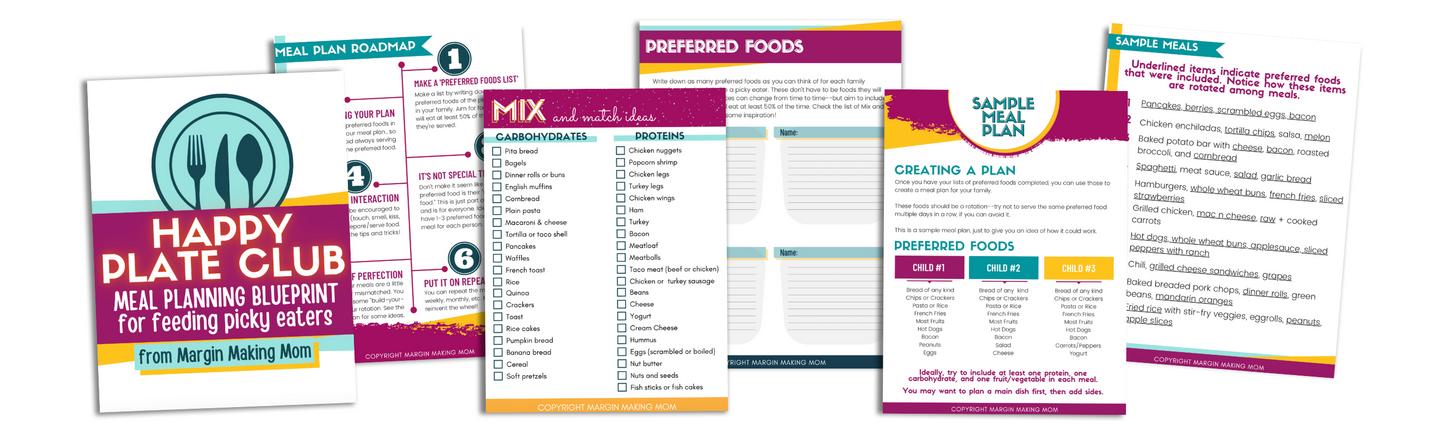 The Happy Plate Club - Meal Planning for Picky Eaters