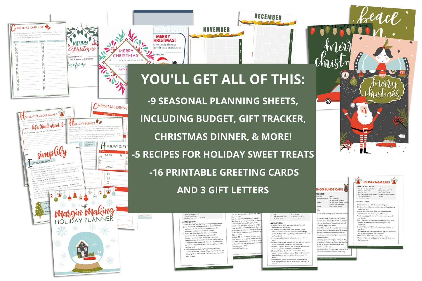 The Margin Making Holiday Planner