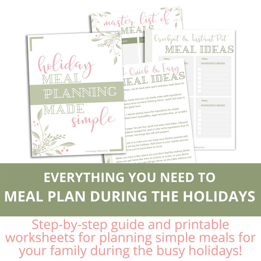 Holiday Meal Planning Made Simple